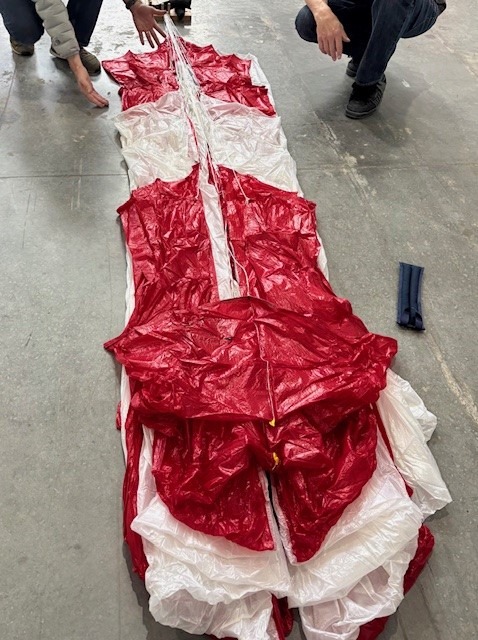 Rogallo Paraglider reserve repack